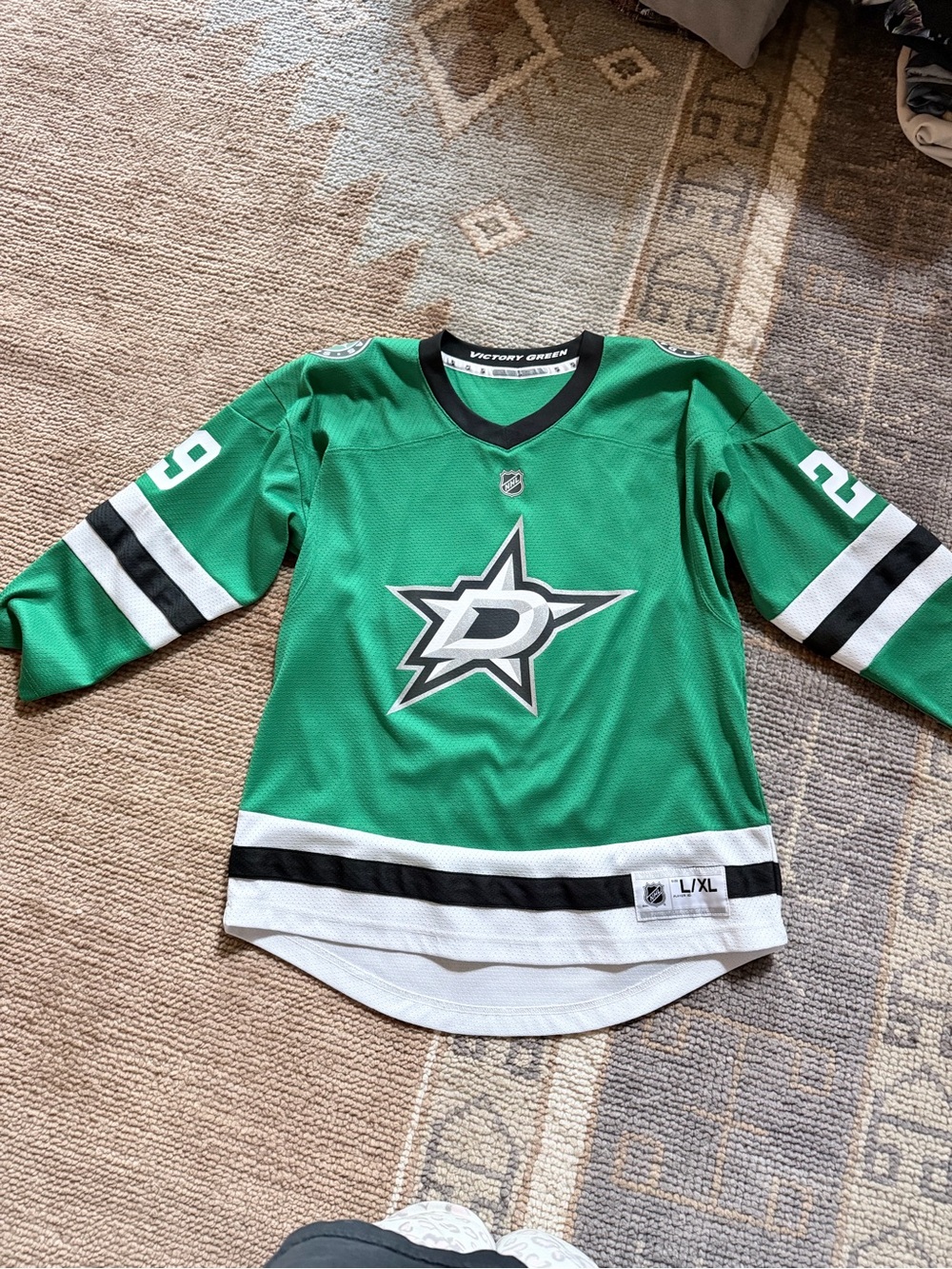 Dallas Stars Oettinger Kids' Green Hockey Jersey - L/XL